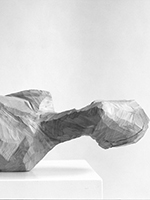 Agnes Keil, body fragment, Pear, 2004, height 43cm